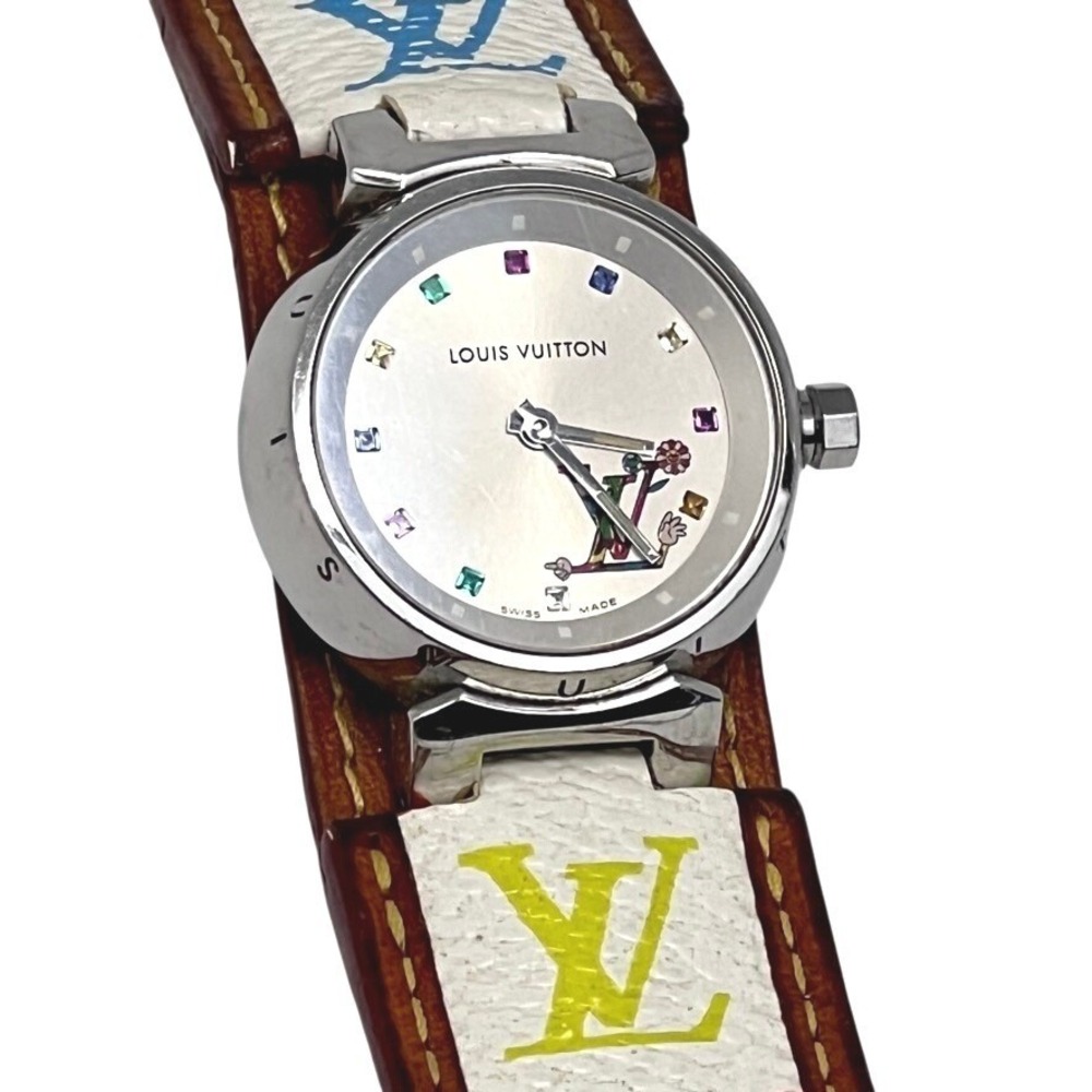 Louis Vuitton Takashi Murakami Tambour Watch Monogram Multicolore White - Picture 7 of 12